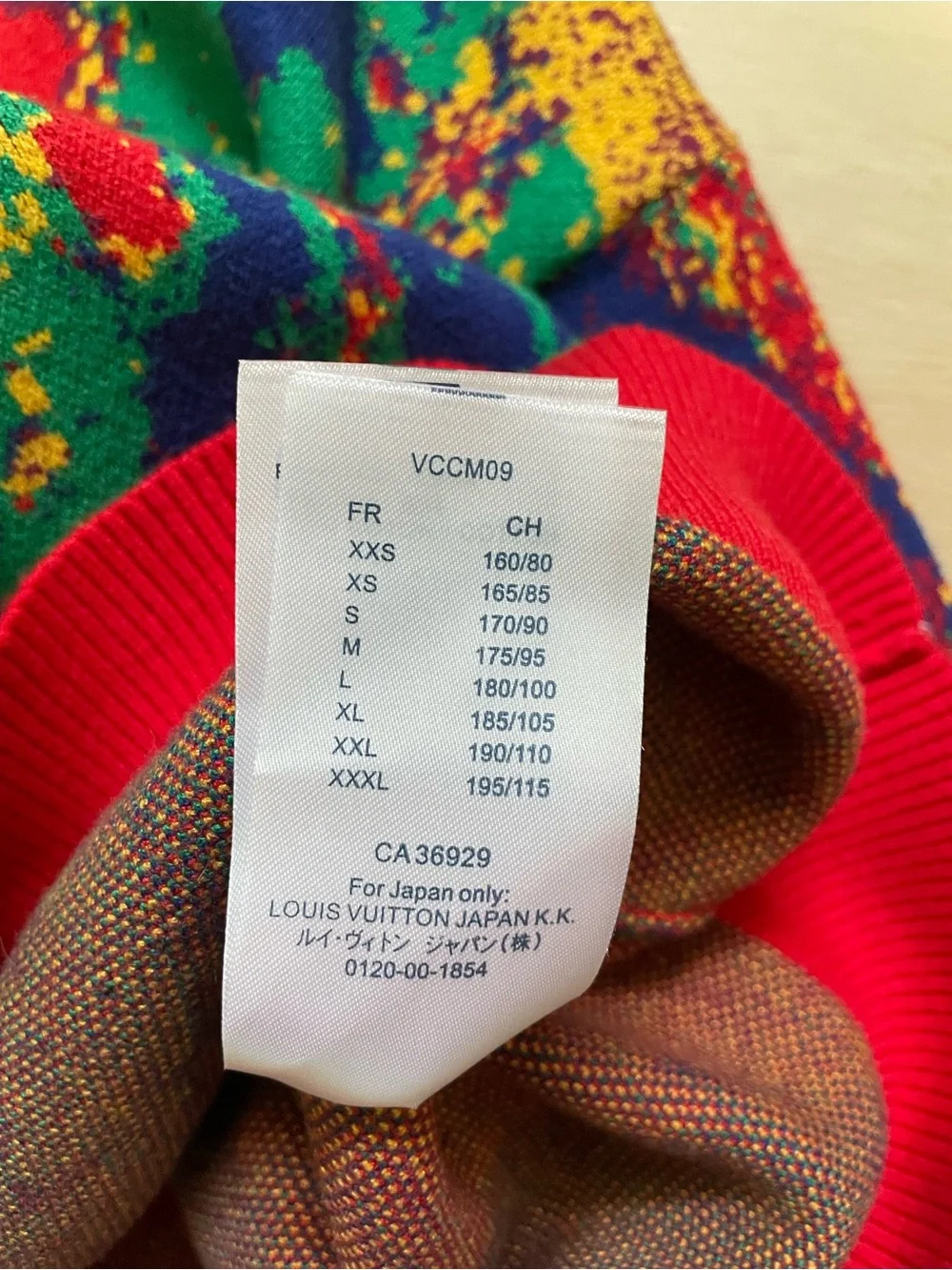 Louis Vuitton “Heat Map” Crewneck Sweater - Red/Green/Blue/Yellow